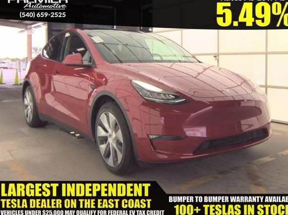 TESLA MODEL Y 2022 7SAYGDEE0NF436157 image
